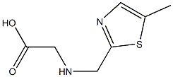 [(5-METHYL-THIAZOL-2-YLMETHYL)-AMINO]-ACETIC ACID Struktur