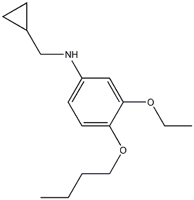 (1S)(4-BUTOXY-3-ETHOXYPHENYL)CYCLOPROPYLMETHYLAMINE Struktur