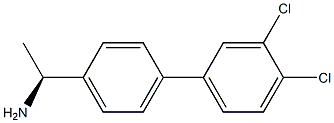 (1S)-1-[4-(3,4-DICHLOROPHENYL)PHENYL]ETHYLAMINE Struktur