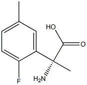 (2R)-2-AMINO-2-(2-FLUORO-5-METHYLPHENYL)PROPANOIC ACID Struktur