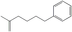 2-METHYL-6-PHENYL-1-HEXENE Struktur