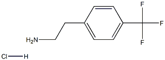 2-(4-TRIFLUOROMETHYL-PHENYL)-ETHYLAMINE HYDROCHLORIDE Struktur