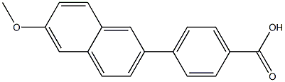 4-(6-METHOXY-NAPHTHALEN-2-YL)-BENZOIC ACID Struktur