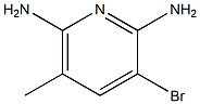 3-BROMO-5-METHYLPYRIDINE-2,6-DIAMINE Struktur