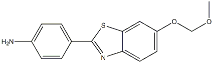 2-(4'-AMINOPHENYL)-6-METHOXYMETHOXYBENZOTHIAZOLE Struktur