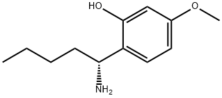 2-((1R)-1-AMINOPENTYL)-5-METHOXYPHENOL Struktur