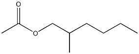 2-METHYLHEXANOL ACETATE Struktur