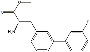 METHYL (2S)-2-AMINO-3-[3-(3-FLUOROPHENYL)PHENYL]PROPANOATE Struktur