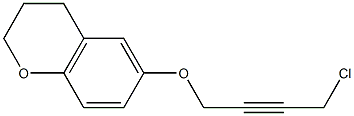 6-(4-CHLORO-BUT-2-YNYLOXY)-CHROMAN Struktur