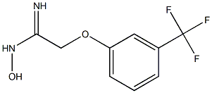 N-HYDROXY-2-[3-(TRIFLUOROMETHYL)PHENOXY]ETHANIMIDAMIDE Struktur