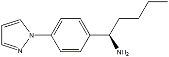 (1R)-1-(4-PYRAZOLYLPHENYL)PENTYLAMINE Struktur