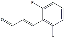 2,6-DIFLUOROCINNAMIC ALDEHYDE Struktur