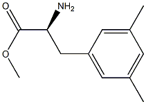 METHYL (2S)-2-AMINO-3-(3,5-DIMETHYLPHENYL)PROPANOATE Struktur