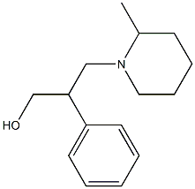 3-(2-METHYL-PIPERIDIN-1-YL)-2-PHENYL-PROPAN-1-OL Struktur