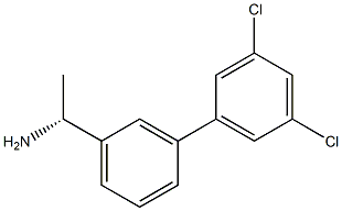 (1R)-1-[3-(3,5-DICHLOROPHENYL)PHENYL]ETHYLAMINE Struktur