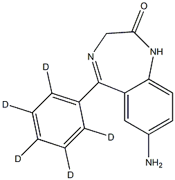 7-AMINO NITRAZEPAM-D5 Struktur