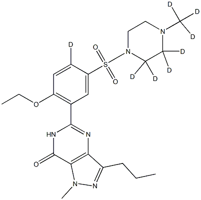 SILDENAFIL-D8 Struktur