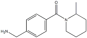 1-(4-[(2-METHYLPIPERIDIN-1-YL)CARBONYL]PHENYL)METHANAMINE Struktur