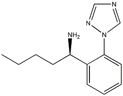 (1R)-1-(2-(1,2,4-TRIAZOLYL)PHENYL)PENTYLAMINE Struktur