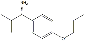 (1S)-2-METHYL-1-(4-PROPOXYPHENYL)PROPYLAMINE Struktur