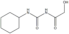 N-[(CYCLOHEXYLAMINO)CARBONYL]-2-HYDROXYACETAMIDE Struktur