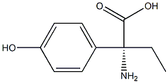 (2R)-2-AMINO-2-(4-HYDROXYPHENYL)BUTANOIC ACID Struktur