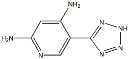 5-(2H-TETRAZOL-5-YL)PYRIDINE-2,4-DIAMINE Struktur