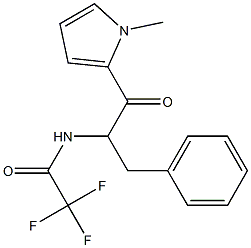 L-N-[1-BENZYL-2-(1-METHYL-1H-PYRROL-2-YL)-2-OXOETHYL]-2,2,2-TRIFLUOROACETAMIDE Struktur