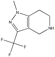 4,5,6,7-TETRAHYDRO-1-METHYL-3-(TRIFLUOROMETHYL)PYRAZOLO-[4,3-C]-PYRIDINE Struktur