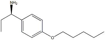 (1R)-1-(4-PENTYLOXYPHENYL)PROPYLAMINE Struktur