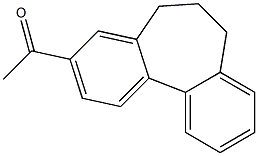 1-(6,7-DIHYDRO-5H-DIBENZO[A,C]CYCLOHEPTEN-3-YL)-ETHANONE Struktur