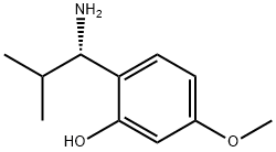 2-((1S)-1-AMINO-2-METHYLPROPYL)-5-METHOXYPHENOL Struktur