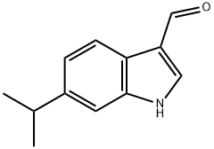 6-ISOPROPYLINDOLE-3-CARBOXALDEHYDE Struktur