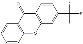 3-TRIFLUOROMETHYLXANTHEN-9-ONE Struktur