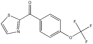 2-(4-TRIFLUOROMETHOXYBENZOYL)THIAZOLE Struktur