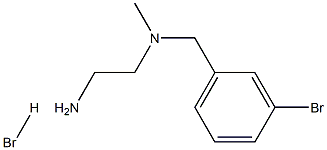 N1-(3-BROMOBENZYL)-N1-METHYLETHANE-1,2-DIAMINE HYDROBROMIDE Struktur