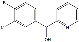 3-CHLORO-4-FLUOROPHENYL-(2-PYRIDYL)METHANOL Struktur