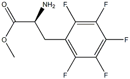 METHYL (2S)-2-AMINO-3-(2,3,4,5,6-PENTAFLUOROPHENYL)PROPANOATE Struktur