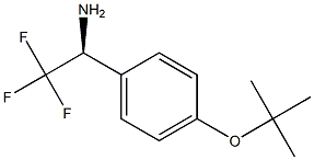 (1S)-1-[4-(TERT-BUTOXY)PHENYL]-2,2,2-TRIFLUOROETHYLAMINE Struktur