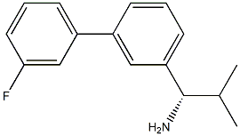 (1S)-1-[3-(3-FLUOROPHENYL)PHENYL]-2-METHYLPROPYLAMINE Struktur