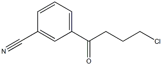 4-CHLORO-1-(3-CYANOPHENYL)-1-OXOBUTANE Struktur