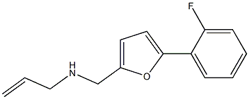 N-((5-(2-FLUOROPHENYL)-2-FURYL)METHYL)PROP-2-EN-1-AMINE Struktur