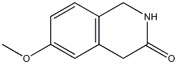 6-METHOXY-1,4-DIHYDRO-2H-ISOQUINOLIN-3-ONE Struktur