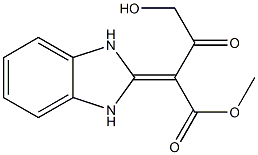 METHYL 2-(1,3-DIHYDRO-2H-BENZIMIDAZOL-2-YLIDENE)-4-HYDROXY-3-OXOBUTANOATE Struktur