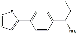 (1S)-2-METHYL-1-(4-(2-THIENYL)PHENYL)PROPYLAMINE Struktur