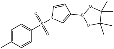 1-(TOLUENE-4-SULFONYL)-1H-PYRROLE-3-BORONIC ACID PINACOL ESTER Struktur