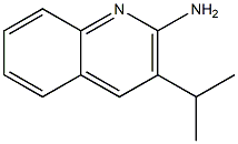 2-AMINO-3-ISOPROPYLQUINOLINE Struktur