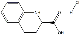 (R)-1,2,3,4-TETRAHYDRO-QUINOLINE-2-CARBOXYLIC ACID HYDROCHLORIDE Struktur