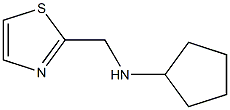 CYCLOPENTYL-THIAZOL-2-YLMETHYL-AMINE Struktur