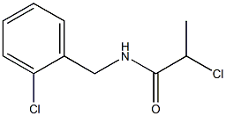 2-CHLORO-N-(2-CHLOROBENZYL)PROPANAMIDE Struktur